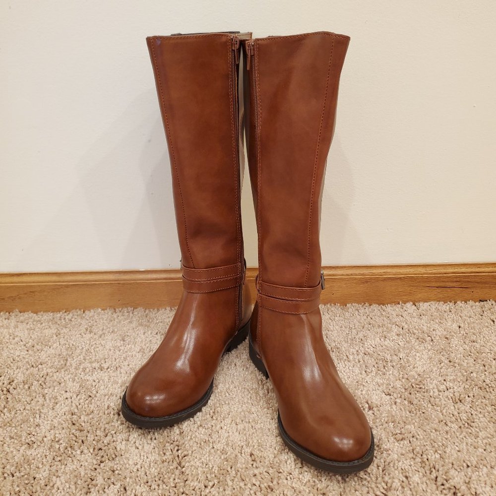 Maisie Brown Leather Boots